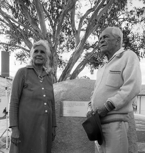 1998 Ethel de Silva and Bill Murray at the Commemorative Rock