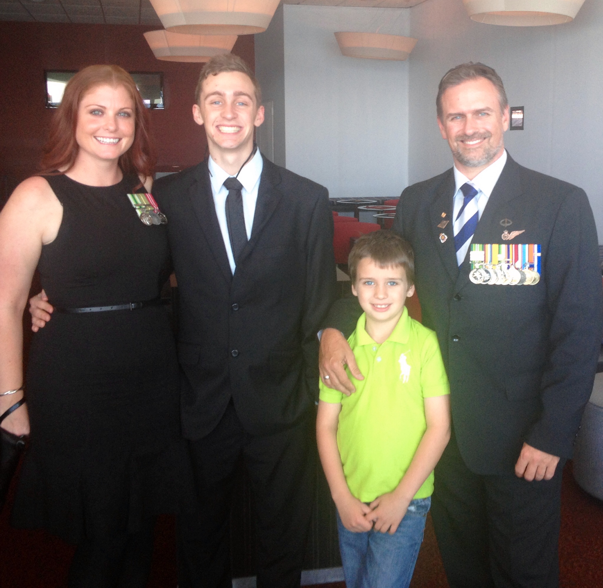 "A dual serving family" in the Australian Military