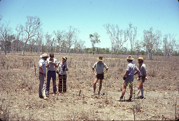 Ann with pastoralists and researchers in Northern Australia. Photo Wolfgang Bayer 