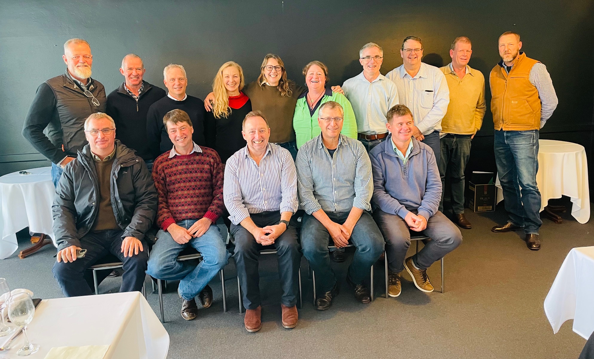 Rural Science class of 1994/95 sitting and smiling in a group.