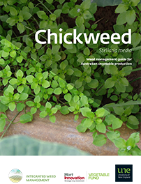 Front cover of 'Chickweed (Stellaria media) weed management guide for Australian vegetable production