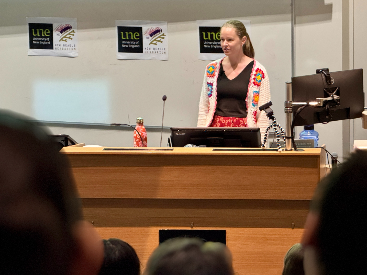 Dr Helen Kennedy presenting her keynote address