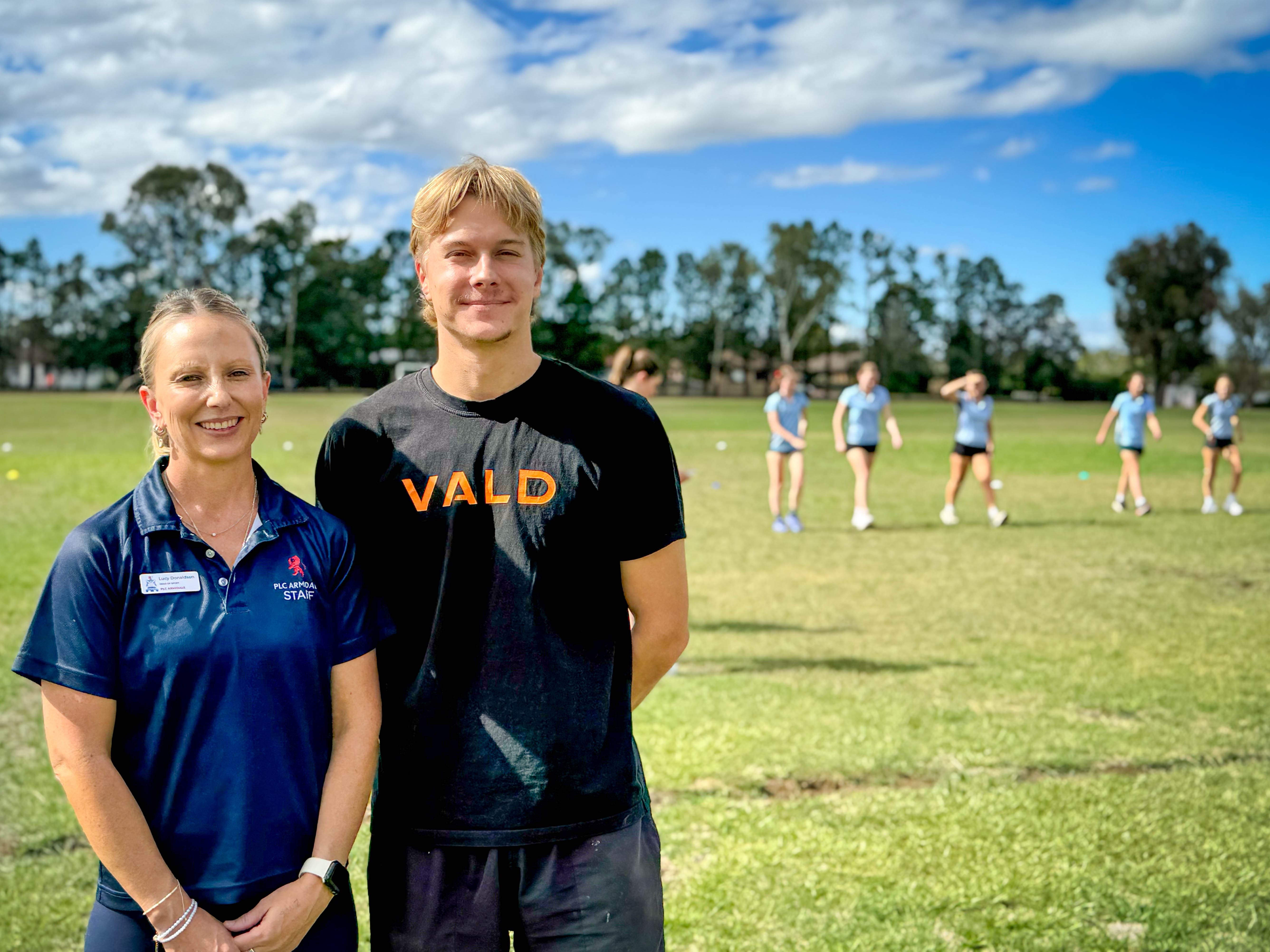 Lucy Donaldson and Oskar Staniucha