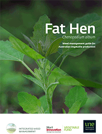 Front cover of 'Fat hen (Chenopodium album) weed management guide for Australian vegetable production