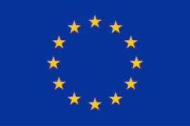 European Union Horizon 2020 logo — a ring of yellow stars on a blue background.