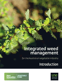 Front cover of 'Integrated weed management for the Australian vegetable industry
