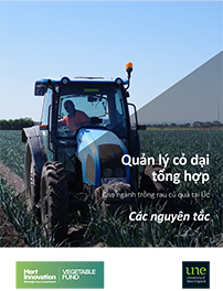Front cover of 'Integrated weed management for the Australian vegetable industry - Vietnamese language version
