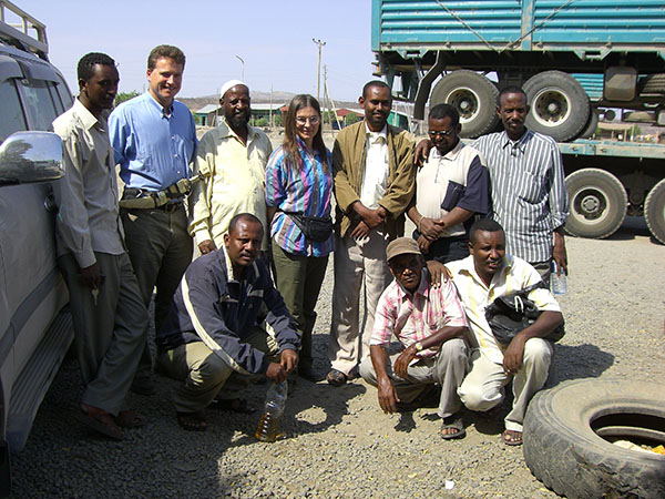 Ann on the World Bank advisory mission in Afar, Ethiopia.  