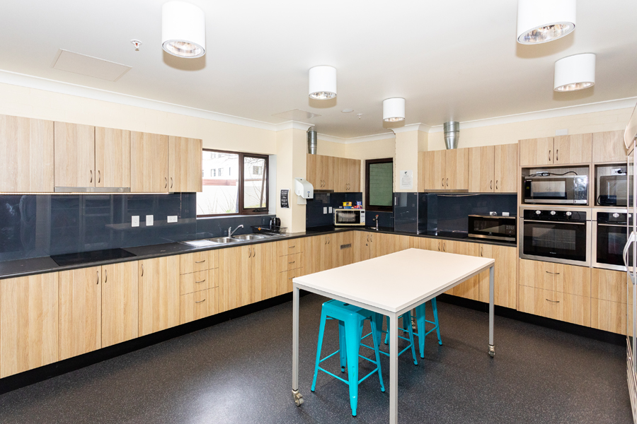 Robb College communal kitchen 