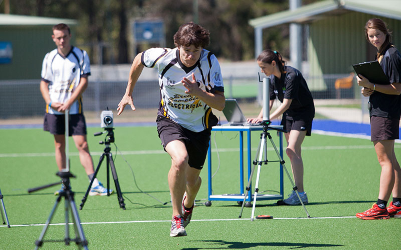 Image of exercise and sports science in action at UNE