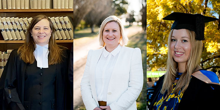 Michelle Meares, Emalene Gemmell and Jennifer Spear
