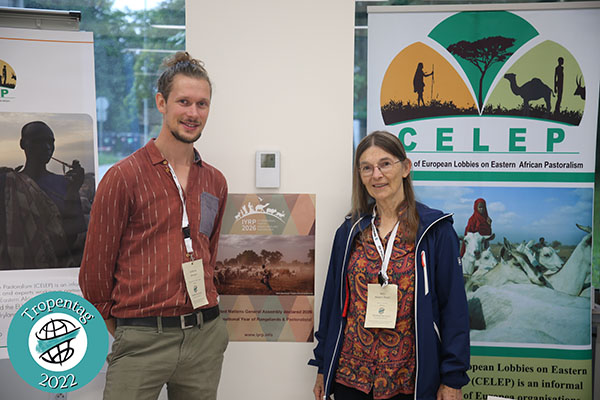 Ann with Anthony Denayer at Tropentag conference in Prague, Czechia. Photo Deutscher Tropentag.  