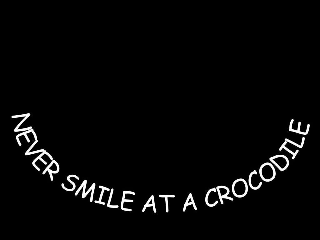 Writing on a black background.