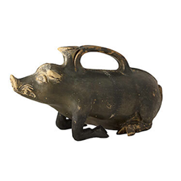 Ancient boar-shaped vessel  