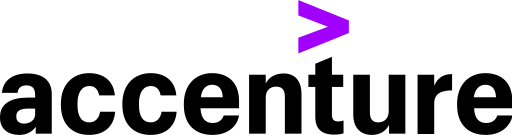 The logo for global professional services company Accenture.