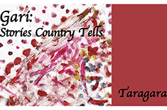 Modern conceptual Aboriginal artwork as part of the Taragara Research logo