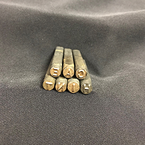 Copper plates for making uniform lettering