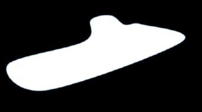 Black and white graphic representing mystery artefact.