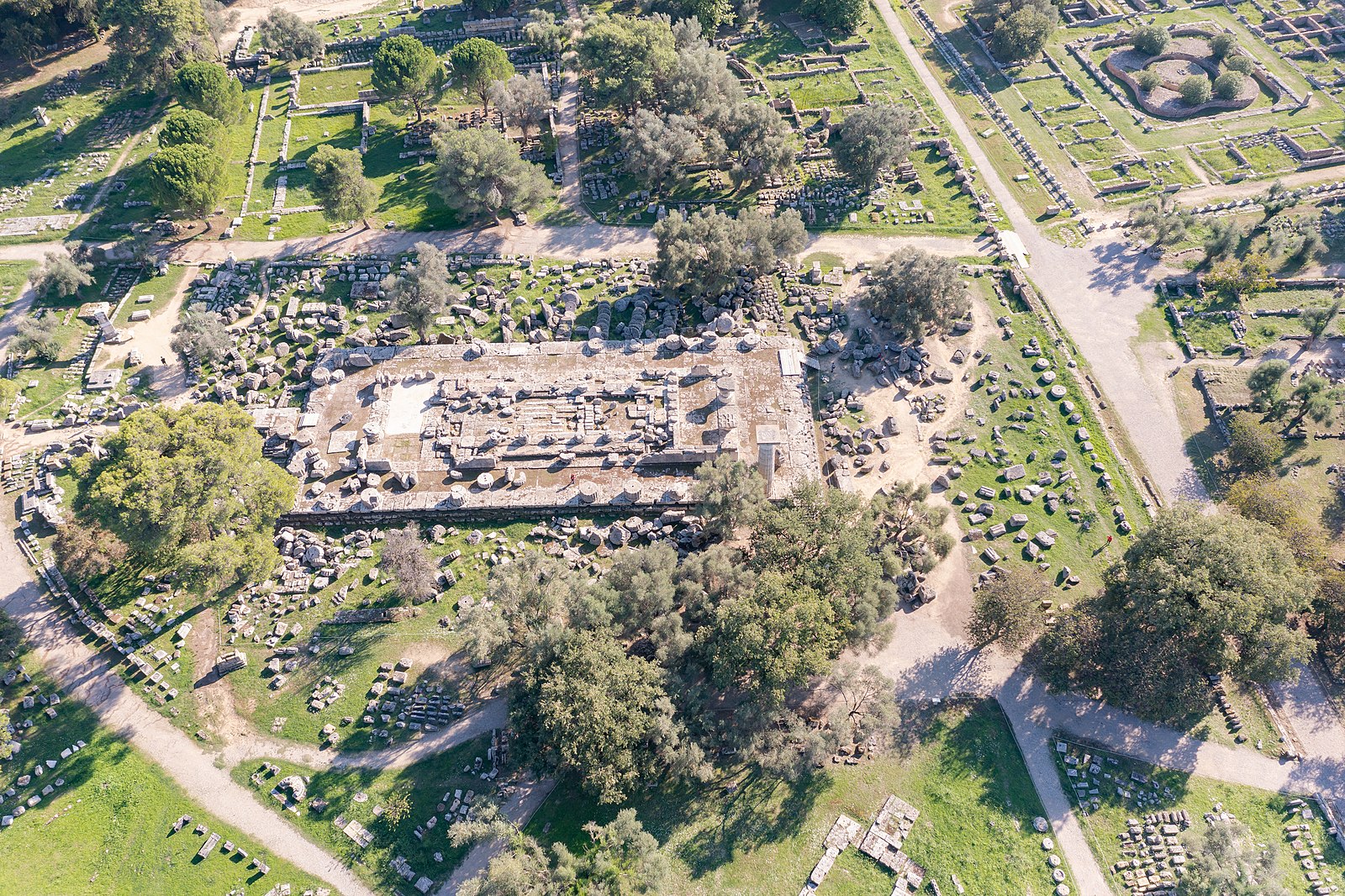 Aerial View of Olympia
