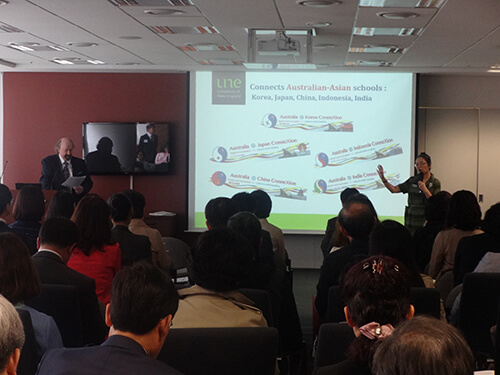 Participants at a session during  Global ConneXions Korea in April 2014 