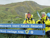 UNE researchers at Macquarie Island