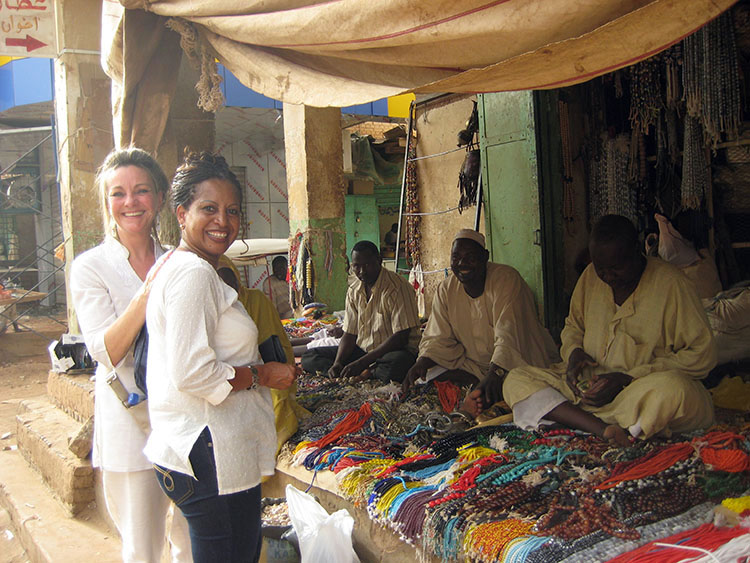 Taking a break in the market, Khartoum, Sudan 