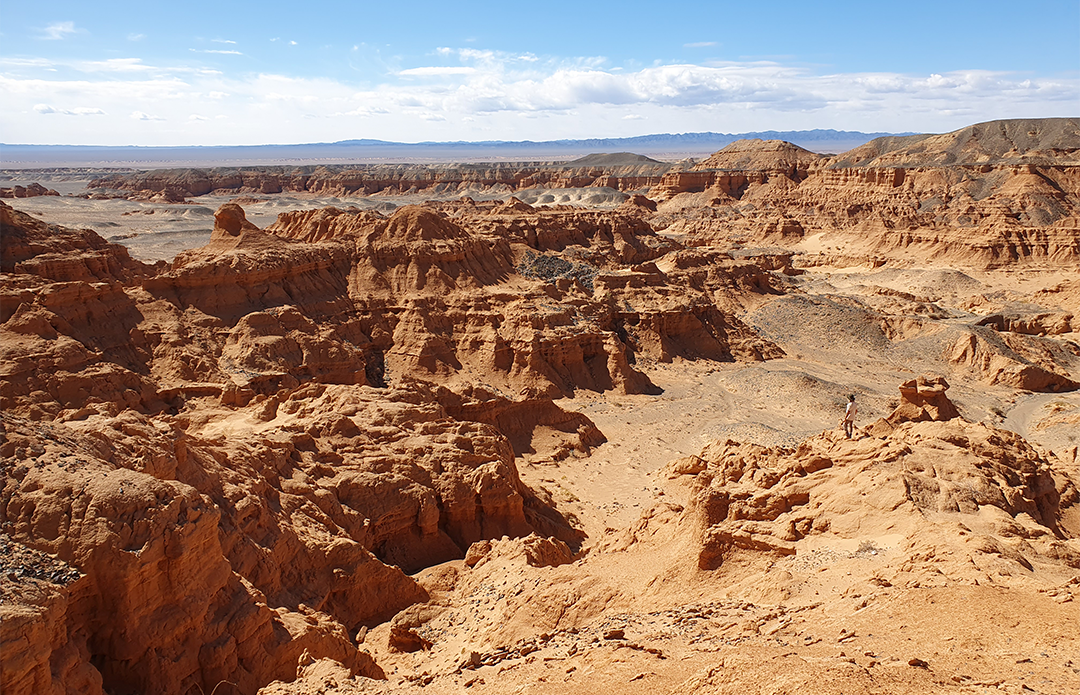Red cliffs of Nemegt
