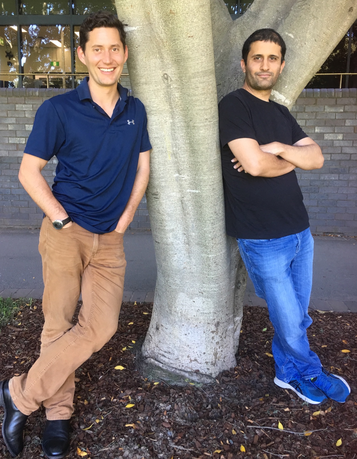 FarmLab team Sam Duncan and Shahriar Jamshidi