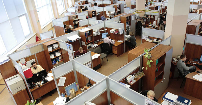 Open plan office