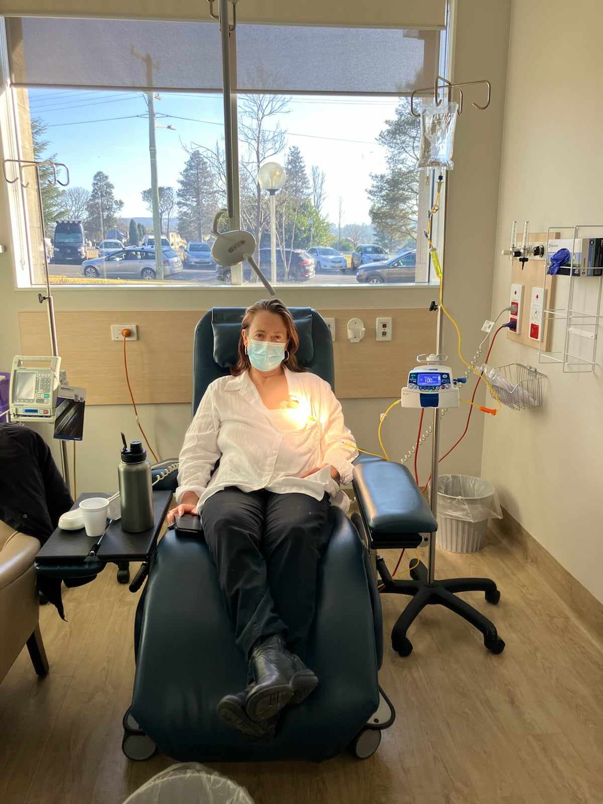 Melissa had two surgeries, six months of chemotherapy, and three weeks of daily radiation.