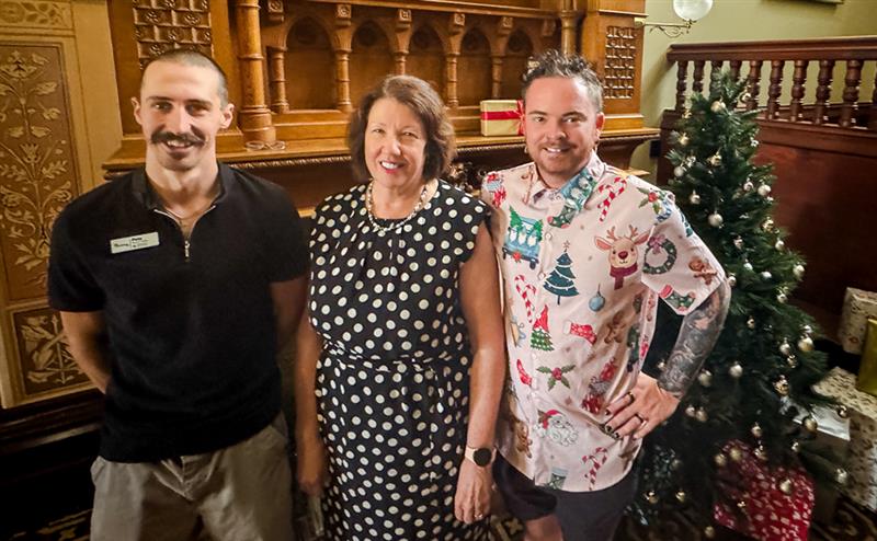 UNE COO and Pathfinders staff in Booloominbah