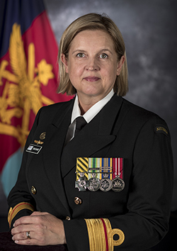 Commodore Sarah Sharkey RAN CSC
