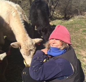 Vicki with Animal 