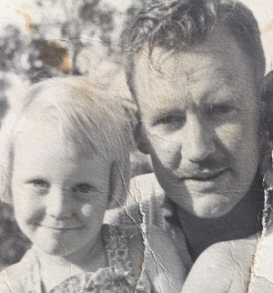 Vicki with Father 