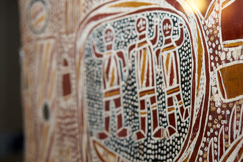 The Wawilak Sisters (detail) by Samuel Lupindja