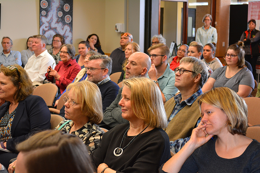 Audience at Dr Stephen Gapps lecture