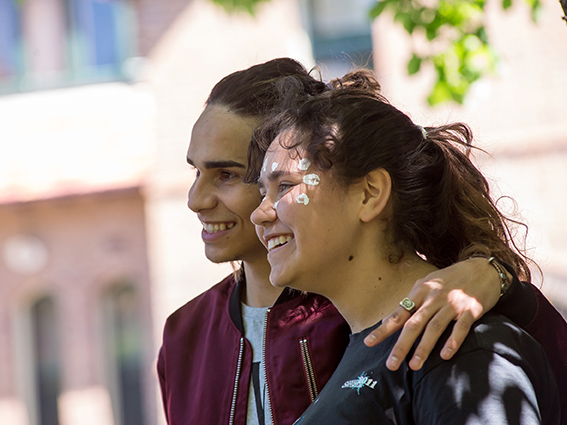 Isaiah Firebrace and Fan